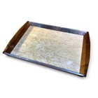 Vintage Picquot Serving Tray Mid Century Retro Wood Metal