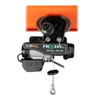 Electric Wire Rope Hoist 110v 38 Ft  Wireless W  Power Trolley  440 Lb H1 Duty