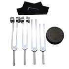 Tuning Forks For Healing Set 128hz  136hz  256hz  384hz   Hockey Puck7007