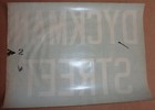 1930 s Vintage Nyc New York City Subway Front Destintion Rollsign Dyckman Street