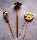 3  Victorian Hair Pins  - No Us Import Fees