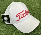 Titleist Players Performance Ball Marker Golf Hat New Adjustable White Red