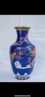 Two China Ancient Bronze Cloisonne Enamel Feng Shui Dragon Phoenix Statue Vases