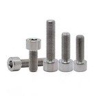 Gr2 Titanium Allen Hex Socket Bolts Cap Head Screws M1 6 M2 M2 5 M3 M4 M5 M6 M8