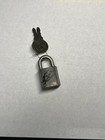Elgin Vintage Old Small Miniature Padlock Lock With Key Antique Locksmith
