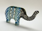 Vintage Abraham Palatnik Style Op Art Lucite Elephant Figurine Brazil Mcm
