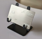 Custom - Jp Morgan Reserve Palladium Silver Metal Novelty Card