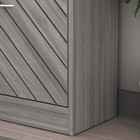 22 4 w Modern Shoe Storage Cabinet fold-out Drawer Grey Oak 22 4 w
