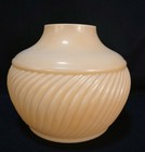 Antique Art Deco Glass Torchiere Floor Lamp Shade Fixture Bell Rare