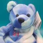 Salvino s Bammers Opening Day Sammy Sosa  21 Beanbag Plush Bear 1999 Vintage