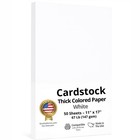 Thick White Cardstock Paper 11  X 17  - 50 Sheets  67 Lb For Crafting   Diy Proj
