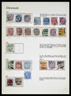 Denmark 1851-1969 Mnh mh used Stamp Collection In 1 Folder