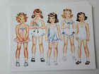 New 16 Page Paper Doll Vintage 40s 50s Repro Kid Toy Illustrator Hilda Miloche