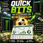 Quick Btts Soccer Betting Excel Model   Both Teams To Score  Sport Betting