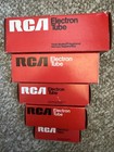Lot Of 5 Vintage Rca Electron Vacuum Tubes     Untested  Original Boxes  Tv Radio