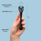 Folliroll Blue Derma Roller For Hair  Beard And Skin   Microneedle Roller    