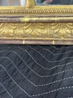 Antique Classical Empire 3 Part Mantle Mirror Columns Gilt  Philadelphia 1830