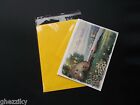 100 A7  5 4 X 7 25 Clear Resealable Cello Bag Plastic Envelopes Cellophane Bags