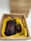 Antique Japanese Inro   Mask Netsuke Set - Kara-jishi Lacquer - Rare Sagemono