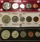 3  Beautiful 1961  1962  1963 Us Mint Silver Proof Sets In Capital Holders  Read