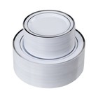 Kffkff Disposable Plastic Cutlery  350-piece Set