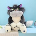 30cm Cute Black Cat Plush Toy  Soft Stuffed Animal Pillow Gift For Kids