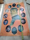 Star Trek Mr  Spock Collage Poster Many Faces Of Spock 1960s Rare Vintage