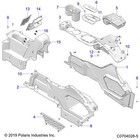 Polaris Storage Console Net  Genuine Oem Part 5416934  Qty 1
