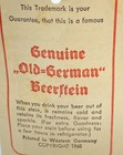 Vintage lidded  Dbgm german Beer Stein  Man And Women In Woods original Papers 