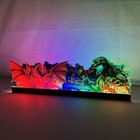 Godzilla Pinball Topper  Acrylic Led Rgb Topper For Pinball Machine Arcade Decor
