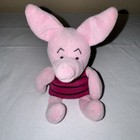 Vintage Disney Small Bean Bag Plush Lot Of 6 Winnie  Eeyore  Piglet  Jiminy Bamb