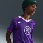 Nike Total 90 Soccer Jersey Kids Xl Purple T90 Dri-fit Checkerboard Retail  90