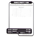 Pull Tab Tickets - Jar - Game - Dance Party - 10 020 Ct