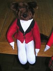 Vintage Plush Mr   Mrs Fox Equestrian Fox Hunt Shelf Sitters  Aa Imports