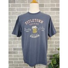 Titletown Brewing Green Bay Wisconsin Vintage Beer Logo T-shirt Men s Xl Blue