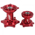 Kke Cnc Front   Rear Hubs Fit For Honda Crf250r 2014-2025 Crf450r 2013-2025 Red