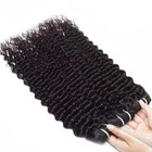 Deep Wave Human Hair Bundles Unprocessed Brazilian Raw Virgin Hair Extensions