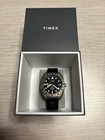 Timex Expedition Automatic Gmt Titanium 41mm Black Dial 200m Watch W  Box