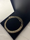 Gold 14k Gold Plated 14mm Miami Cuban Link Chain Necklace 24    Stainless Steel