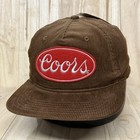 Coors Beer Corduroy Snapback Hat Brown Adjustable Trucker Cap New With Tags 