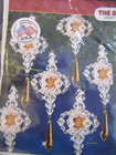 The Beadery Beaded Christmas Ornament Craft Kits Lot Of 5 Angels Heart Snowflake