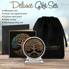 Sobriety Coin Gift Set 6 Month Tree Of Life Aa Chip With Capsule Stand And Card
