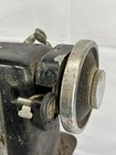 Necchi Bu Sewing Machine Vintage Italian Domestic Black Antique As Is Untested
