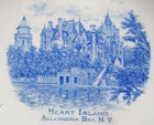 Souvenir China Plate Boldt Castle Heart Island Alexandria Bay Ny Thousand Island