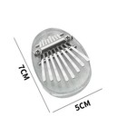 8-tone Mini Thumb Piano Klimba Crystal Acrylic 8-tone Portable Finger Piano