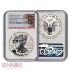 2012-s 75th Anniversary San Francisco Mint Silver Eagle 2-coin Set Ngc Pf 69