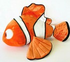 Disney Store Finding Nemo Plush Toy 19  Clown Fish Stuffed Animal Orange White