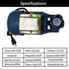 1hp Clear Water Pump Electric Centrifugal Self-priming Industrial Farm Pool Pond