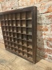 Antique Wooden Printers Drawer Hamilton Letterpress Type Shadow Box 16  X 17  Tj