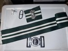Original Rhodesian Stable Belt Set W  Metal Buckle  Keepers   Pins  Bush War